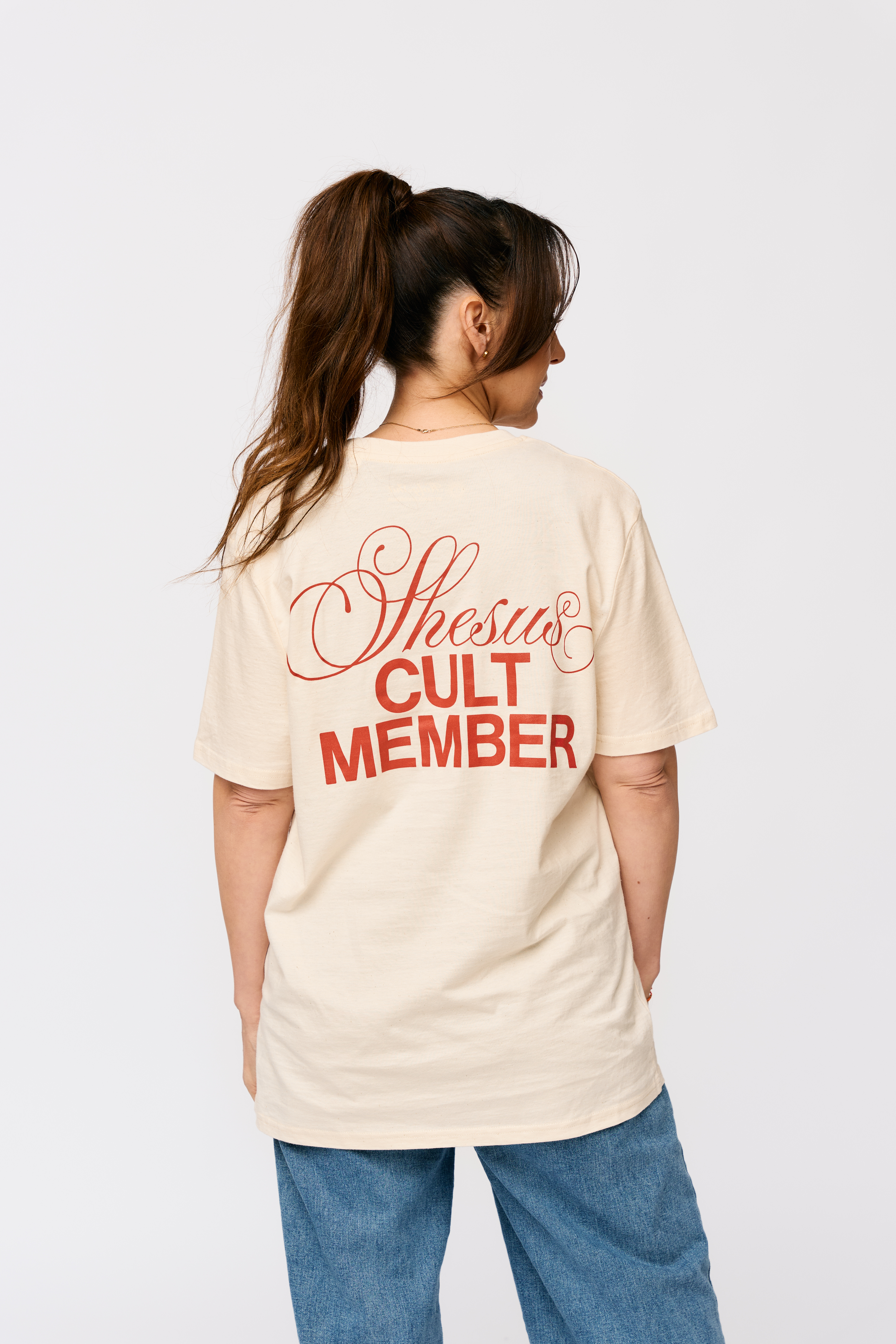 Thumbnail 2 von T-Shirt "Shesus Cult Member" natural raw